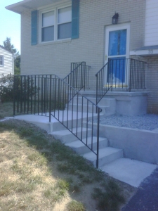 Concrete Stairway and Porch